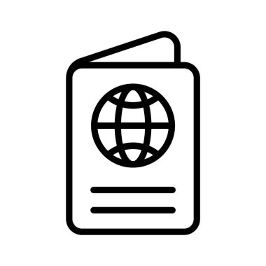 Pasaport Vektörü Simgemizle dünyanın kilidini aç! Seyahat temalı tasarımlar için mükemmel.