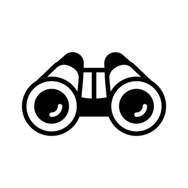 Dürbün Vektör Simgesi 'nin ötesine bakın! Her detayı açık bir şekilde incele..