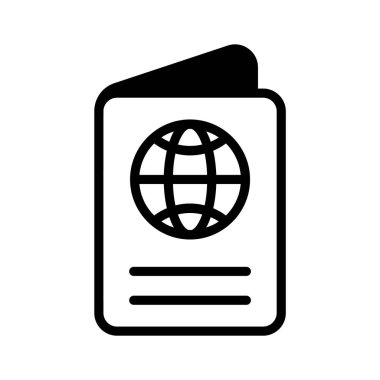 Pasaport Vektörü Simgemizle dünyanın kilidini aç! Seyahat temalı tasarımlar için mükemmel.