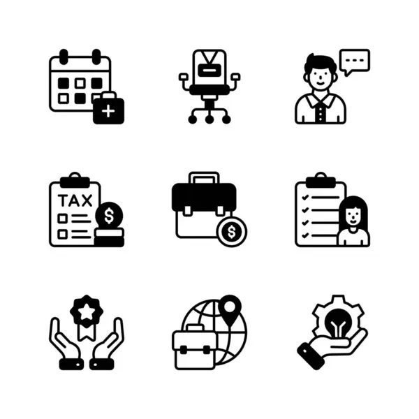 stock vector Try This Premium Designed Collection of Office Work and Strategic planning Vector Icons