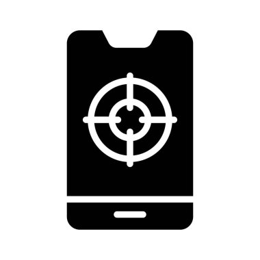 Ellerinizi telefon hedefinin bu düz simgesine koyun.