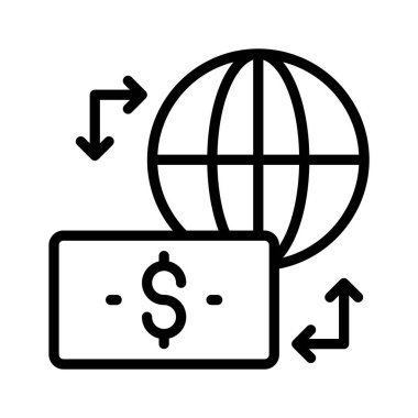 Küresel para birimi simgesi ile sorunsuz işlemler için para birimlerini anında dönüştür.