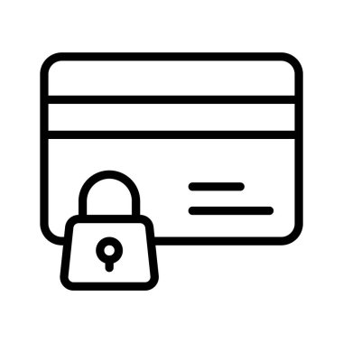 Güvenli kartın modern düz simgesi şimdi kullanılabilir