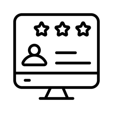 Profil inceleme simgesi, geri bildirim veya güncelleme için profilleri kontrol ve iyileştirme göstergesi