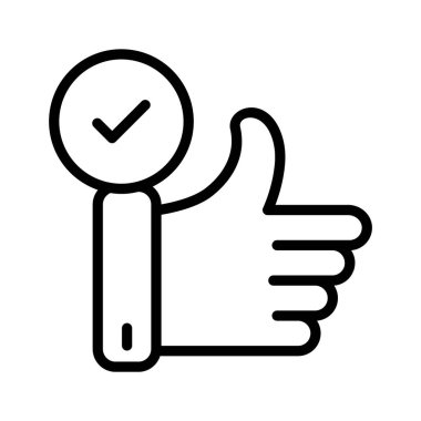 Pozitif titreşimleri yayın ve başparmağı olan bir şey gibi görünün..