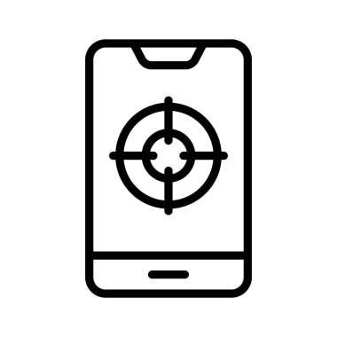 Ellerinizi telefon hedefinin bu düz simgesine koyun.