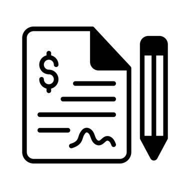 Kullanımı kolay bu inanılmaz düz fatura simgesini alın