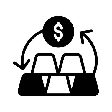 Altını paraya dönüştür ve altın dönüştürme ikonu ile kolayca vize ver.