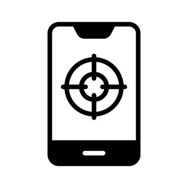 Ellerinizi telefon hedefinin bu düz simgesine koyun.