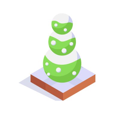 Yaratıcı ağaç süslemesi, eşsiz bir bayram süsü.