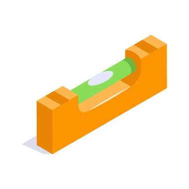 Düzeyleyicinin özelleştirilebilir izometrik simgesi, vektör kullanmaya hazır