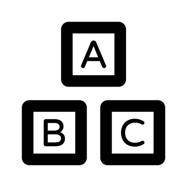 Temel çocuklar blokları öğreniyor, öğrenme bloklarının bu inanılmaz simgesini indirin