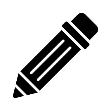 Moda tasarım tarzında, vektör kullanmaya hazır kurşun kalemin inanılmaz bir simgesi