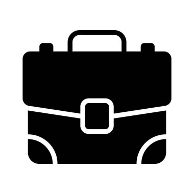 İş portföyü vektör tasarımı, düzenlenebilir tarzda inanılmaz bir iş çantası simgesi