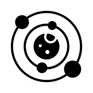 Düzenlenebilir tarzda mükemmel tasarlanmış güneş sistemi vektör tasarımı