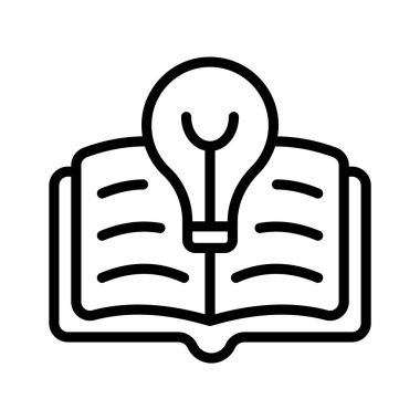 Bilgi bilgeliği, modern tarzda yaratıcı öğrenme vektör tasarımı