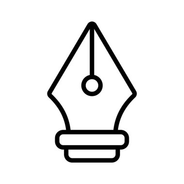 Kalem simgesi, yazmak, çizmek ve yaratıcı uygulamalar için ideal