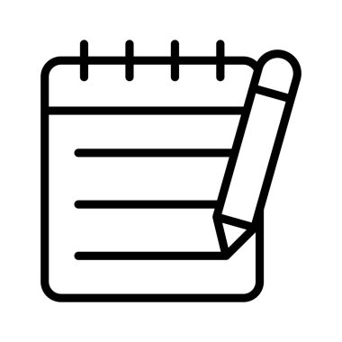 A design of Drafting pad, visually appealing vector of notepad in trendy style