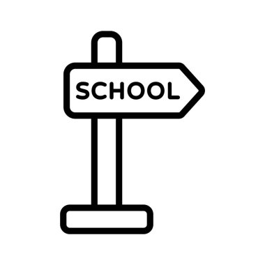 Modern tarzda okul tabelaları vektör tasarımı, vektör kullanmaya hazır