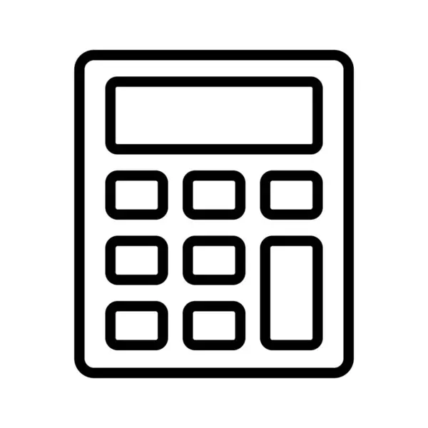 stock vector Digital calculator vector design, mathematical calculation equipment in modern style