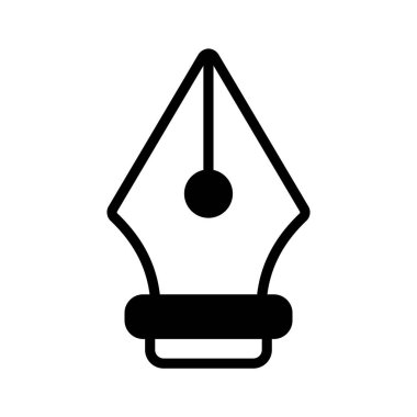 Kalem simgesi, yazmak, çizmek ve yaratıcı uygulamalar için ideal