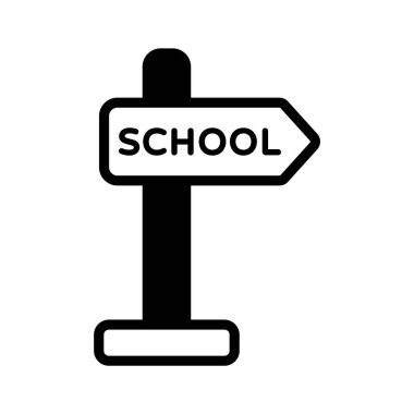 Modern tarzda okul tabelaları vektör tasarımı, vektör kullanmaya hazır