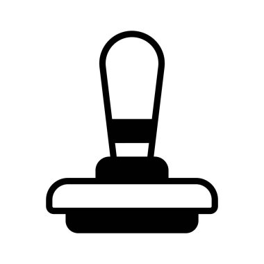 Genellikle belge doğrulama için kullanılan onay damgasını temsil eden bir dijital simge