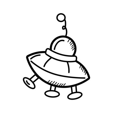 Tanımlanamayan uçan nesne, uzay gemisi, UFO karalama simgesi