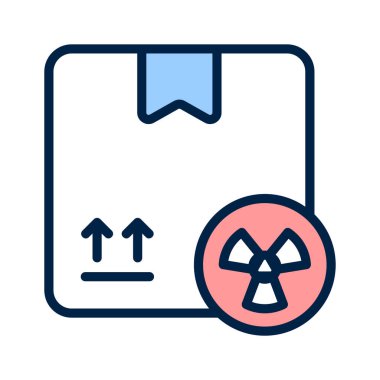 Modern tarzda bu tehlikeli teslimat ikonunu alın.