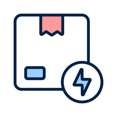 Bu yaratıcı hızlı dağıtım simgesini modern tarzda kavra.