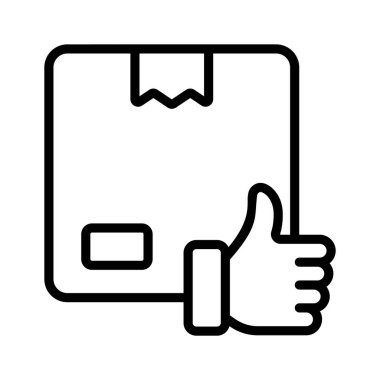 Onaylanmış sevkiyatı simgeleyen, onaylanmış bir paket simgesi