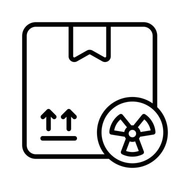 Modern tarzda bu tehlikeli teslimat ikonunu alın.