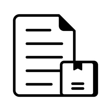 Paket teslim detayına sahip bir belge