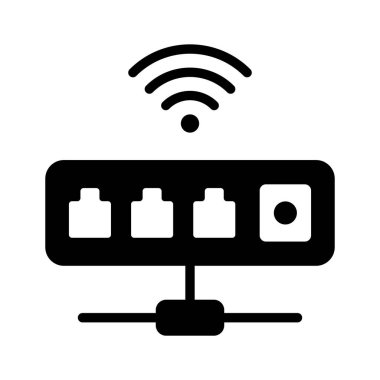 İnternet modeminin bu inanılmaz simgesini tut