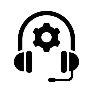 Teknik desteğin, kişiselleştirilebilir vektörün inanılmaz simgesine bakın.