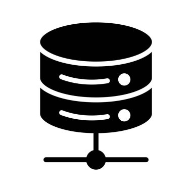 Bu yaratıcı veri depolama simgesini modern tarzda al