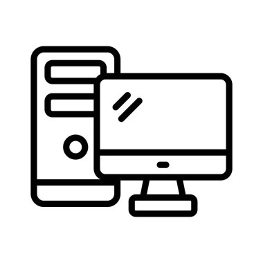 Masaüstü bilgisayarının son moda simgesi, premium kullanıma hazır