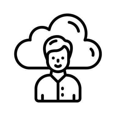 İnsan avatarıyla korunan koruma kalkanı çalışan güvenliğinin konsept simgesi