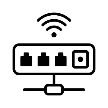 İnternet modeminin bu inanılmaz simgesini tut