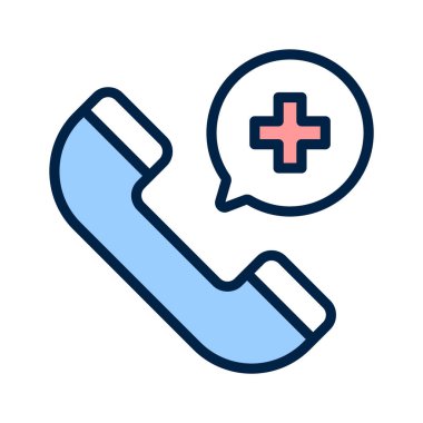 Tıbbi acil durum vektör tasarımı modada