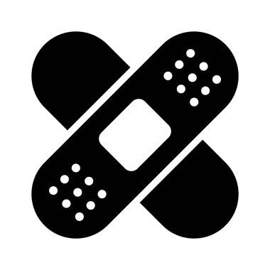 Moda tarzında bandaj simgesi, premium kullanıma hazır