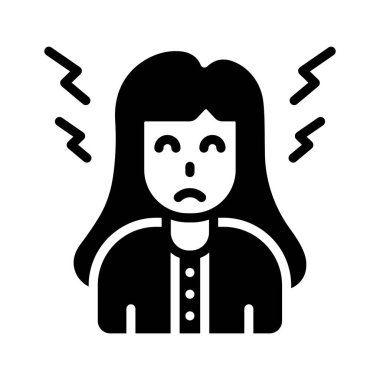 Modern tarzda zihinsel sağlık uyarı vektör tasarımı