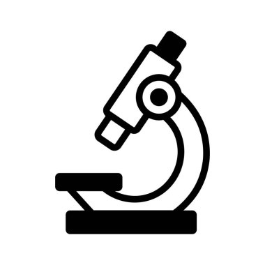 Kullanıma hazır güzel bir mikroskop vektörü
