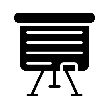 Sınıf tahtası simgesi, okul yönetim kurulu simgesi tasarımı