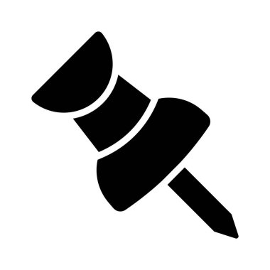 Düz, geniş başlı küçük bir iğne, kağıt ya da belge eklemek için kullanılır.