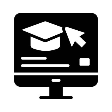 Herhangi bir yerden öğren, çevrimiçi çalışma simgesi