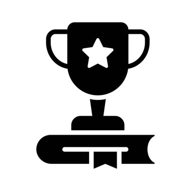 Başarıyı temsil eden mükemmel ödül simgesi