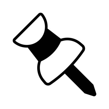 Düz, geniş başlı küçük bir iğne, kağıt ya da belge eklemek için kullanılır.