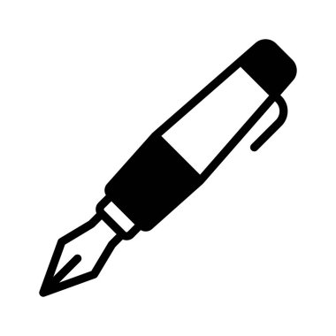 Yazmak ve yaratıcı tasarımlar için basit kalem simgesi