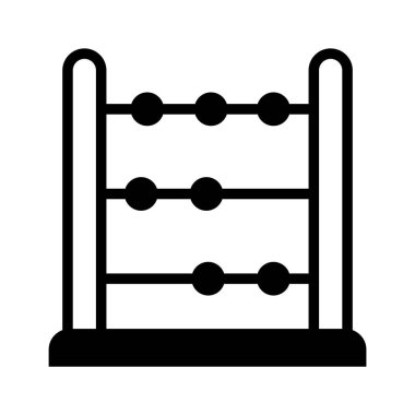 Modern bir abaküs simgesi, matematiksel araç
